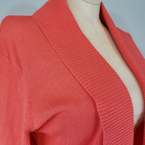 89th & Madison coral colored sweater size Small - Picture 4 of 7